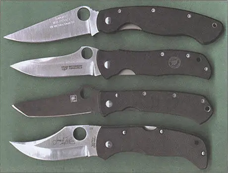 60 Тактические складные ножи фирмы Spyderco Сверху вниз Military Starmate - фото 66