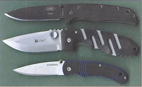 96 Еще несколько модификаций клинка drop point Сверху вниз Gerber Spectre - фото 104