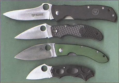 121 На изготовлении нетипичных клинков специализируется фирма Spyderco Сверху - фото 130