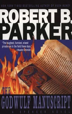 Robert Parker The Godwulf Manuscript обложка книги