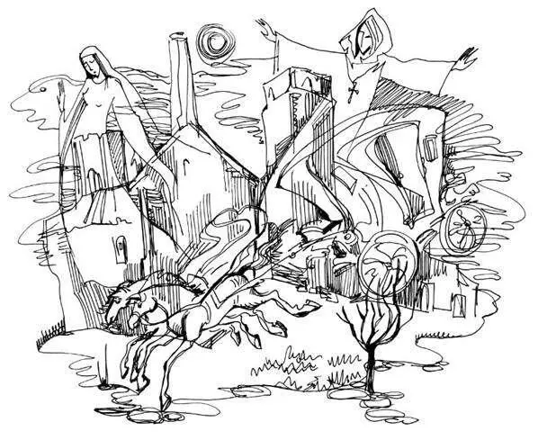 Послушница женского монастыря расположенного неподалеку страстно влюбилась - фото 20