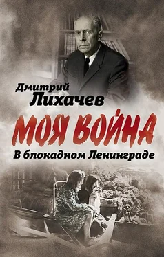 Дмитрий Лихачев В блокадном Ленинграде обложка книги