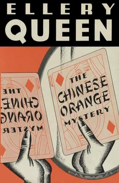 Эллери Куин The Chinese Orange Mystery обложка книги