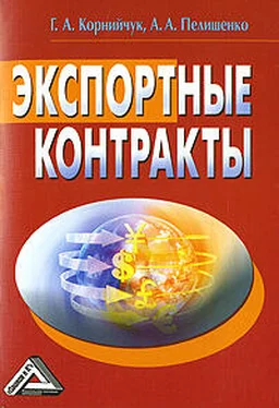 Галина Корнийчук Экспортные контракты обложка книги