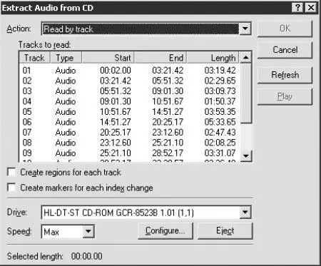 Рис 43 Окно Extract Audio from CD Извлечь аудио с CD Из раскрывающегося - фото 73