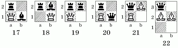 Здесь белые выигрывают в один ход лишь в положениях 21 1а2 - фото 104