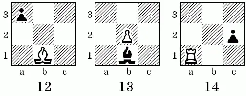 В положении 1 белые выигрывают после 1а2 или 1а2 Например 1 b2 - фото 188