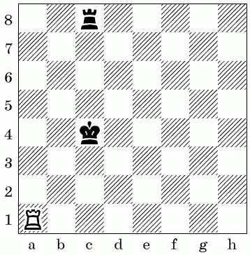 1 Следует играть 1с1 и на отход черного короля 2с8 2 Ладью - фото 339