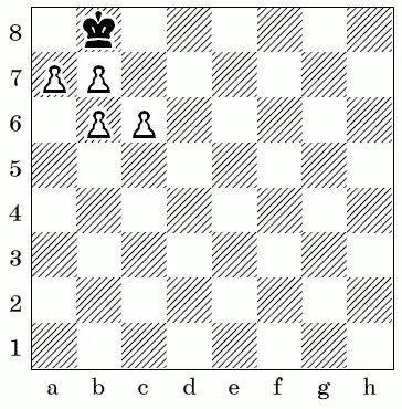 27 Мат 28 Мата нет 1 а7 Глава 28 Ферзь ладья и слон дают мат в один - фото 388