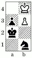 18 Еще один сложный случай Белым следует продолжать 1а4 b2 2b4 - фото 558