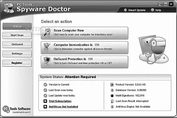 Spyware Doctor Программа успешно справляются со всеми категориями adware и - фото 37