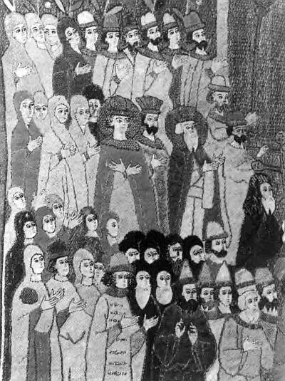 Изображение семьи великого князя Ивана III на шитой пелене великой княгини - фото 36