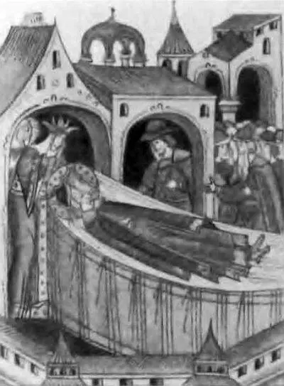 Преставление великого князя Ивана III Миниатюра Лицевого летописного свода - фото 55