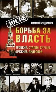 Виталий Бондаренко Борьба за власть: Троцкий, Сталин, Хрущев, Брежнев, Андропов обложка книги