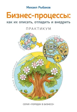 Михаил Рыбаков Бизнес-процессы. Как их описать, отладить и внедрить. Практикум обложка книги