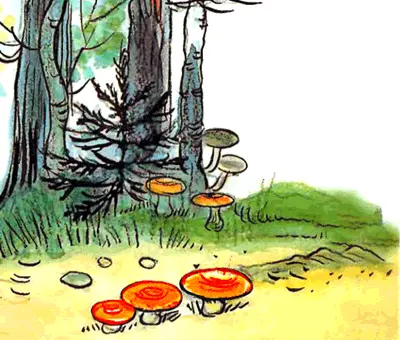 Вышел както ёжик из дому грибов набрать ежат накормить Зима впереди долгая - фото 2