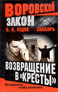 Борис Седов Возвращение в «Кресты» обложка книги