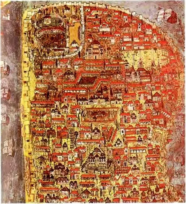 Константинополь Фрагмент турецкой миниатюры XVI в Его центром главным - фото 13