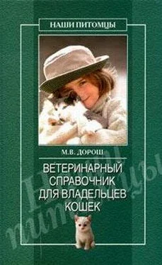 Мария Дорош Ветеринарный справочник для владельцев кошек обложка книги