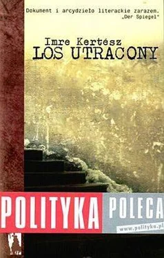 Imre Kertész Los utracony обложка книги