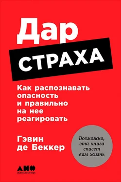 Гэвин де Беккер Дар страха: Как распознавать опасность и правильно на нее реагировать обложка книги