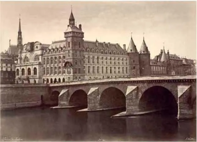 Здание суда и Мост Менял фотограф ЭдуардДени Бальдюс 1854 Благодаря - фото 174