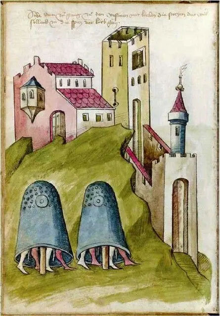 Лист из рукописи 1459 года К тому же Жан де Вьенн эвакуировал морем из Кале - фото 197