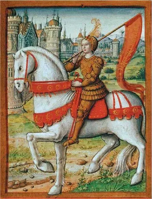 Жанна д Арк верхом из рукописи 1505 года Любопытнее всего было то что у - фото 235