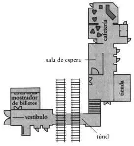 Pero éste no es un mapa muy exacto de la estación porque estaba asustado así - фото 32