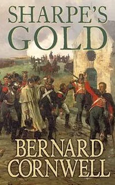 Бернард Корнуэлл Sharpe's Gold обложка книги