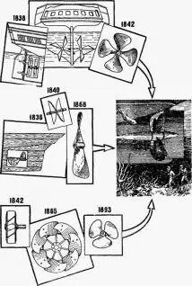 Рис 4 Двухсотлетняя история гребного винта В наше время машины механизмы - фото 7