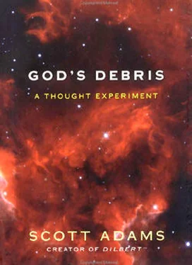 Scott Adams God's Debris обложка книги