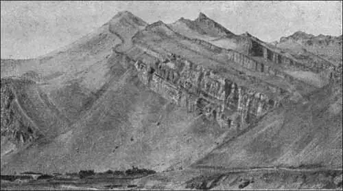 Рис 102 Горы Куйтун моя палатка и монгольские двуколки Утро после первого - фото 99