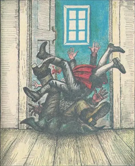 Из передней с безумным испугом на лице весь растрепанный со странно - фото 27