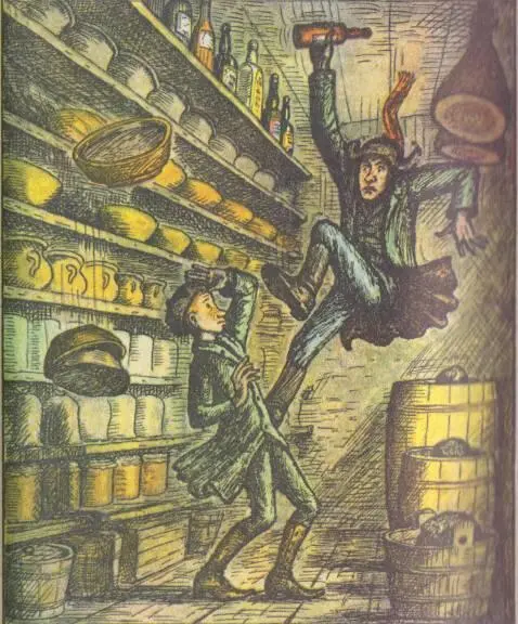 Приятели отчаянно спешат и хотя их всего двое ног у них оказывается такое - фото 31