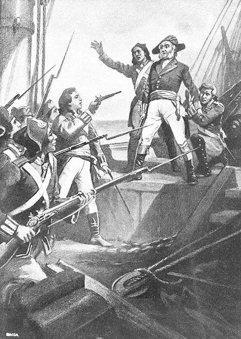 Не прошло и минуты как на бак поднялся белокурый румяный толстяк с голубыми - фото 27