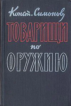 Константин Симонов Товарищи по оружию обложка книги