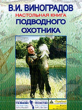 Виталий Виноградов Настольная книга подводного охотника обложка книги