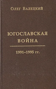 Олег Валецкий Югославская война обложка книги