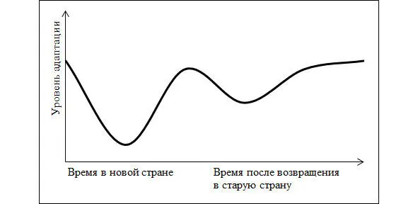 Wкривая адаптации Бывший эмигрант который вернулся на родину уже не может - фото 2