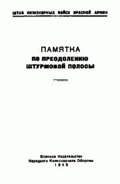 Штаб инженерных войск Красной Армии Памятка по преодолению штурмовой полосы обложка книги