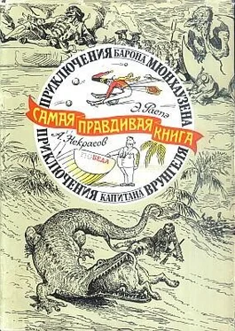 Рудольф Распе Приключения барона Мюнхаузена (с иллюстрациями) обложка книги