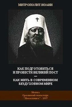 Митрополит Иоанн (Снычев) Как подготовиться и провести Великий Пост — Как жить в современном бездуховном мире обложка книги