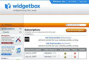 Адрес wwwwidgetboxcom Интерфейс английский Технологии Flash и Ajax Как - фото 75