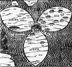 Иерусалим центр мира Карта 1585 г на которой мир изображен в виде - фото 15