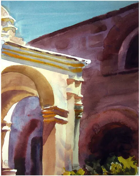 ТОМ ХОФФМАНН ПРАЧЕЧНАЯ 2010 АКВАРЕЛЬ НА БУМАГЕ ГОРЯЧЕГО ПРЕССОВАНИЯ ARCHES 36 - фото 13