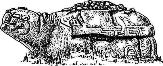 Рис 25 Гранитная черепаха близ дворца в Каракоруме Очень похожая на другую - фото 68