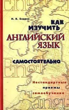 Николай Бодров Как изучить английский язык самостоятельно. Нестандартные приемы самообучения. обложка книги