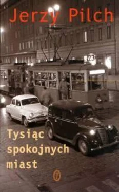 Jerzy Pilch Tysiąc spokojnych miast обложка книги