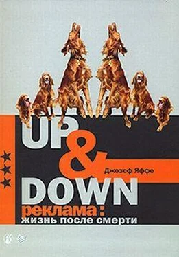 Джозеф Яффе Up @ Down. Реклама: жизнь после смерти обложка книги
